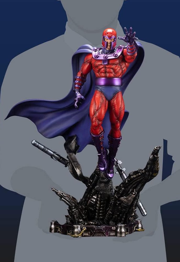 Kotobukiya 1/6 Magneto FINE ART STATUE X-Men MK322 H48CM In Stock