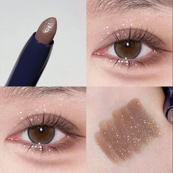 Sunflower Eyeshadow Stick Highlighter Pen One-Swipe Shaping Brightening Makeup Pen Double-Ended Single Color Lazy Sunflower