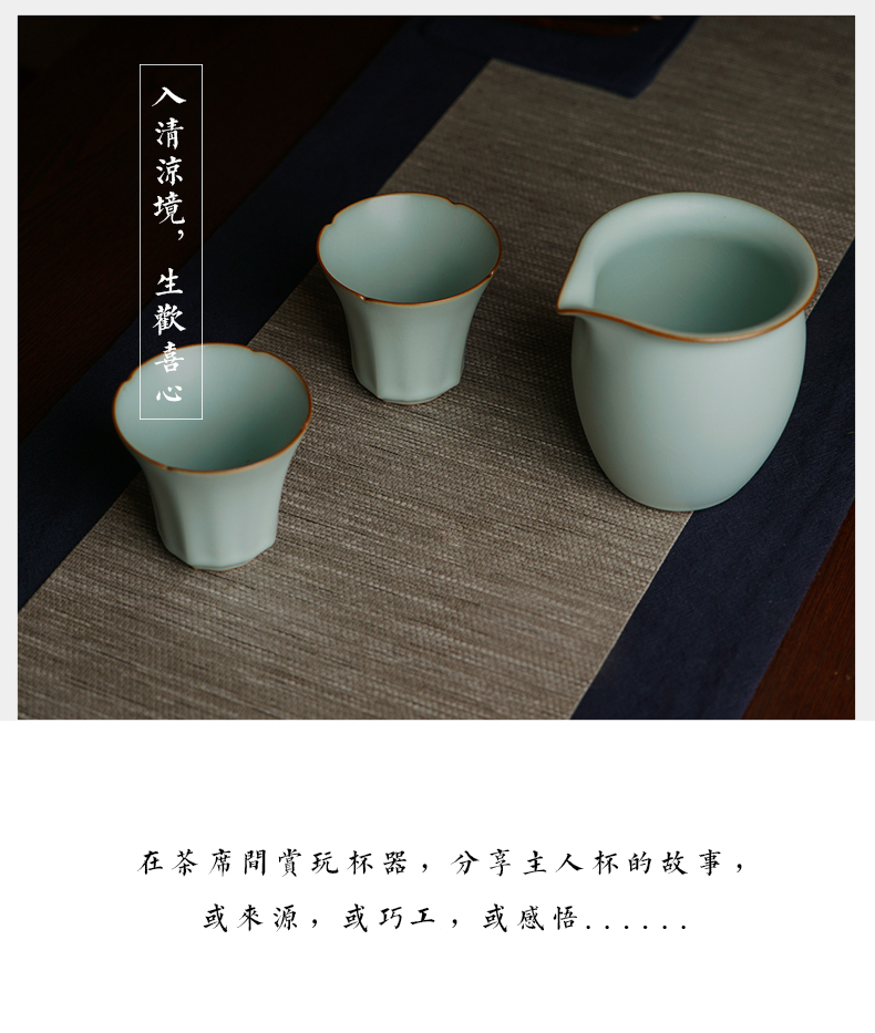 Hand your up tea tea set ceramic fair keller points of tea and a cup of a single jingdezhen antique porcelain piece can keep open