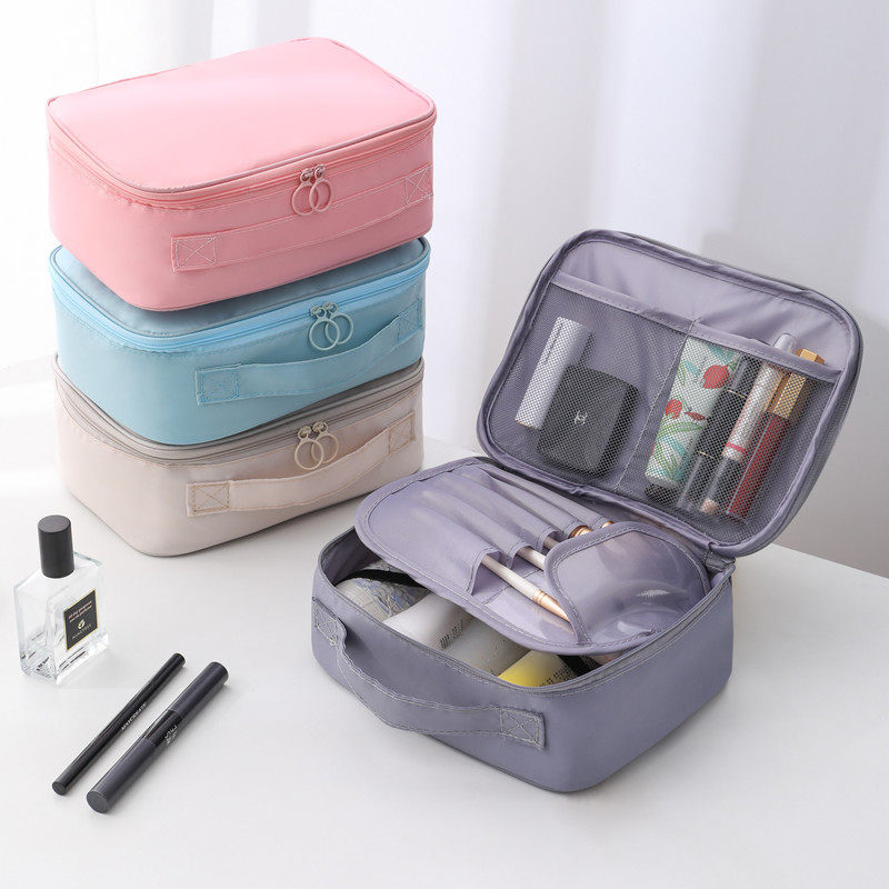 Makeup Pack Washing Bag Women Portable 2021 New large capacity minimalist travel Men's carry-on small number cashier bag-Taobao