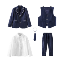 Primary school uniforms spring and autumn suits British style boys and girls autumn and winter suits class uniforms childrens kindergarten uniforms