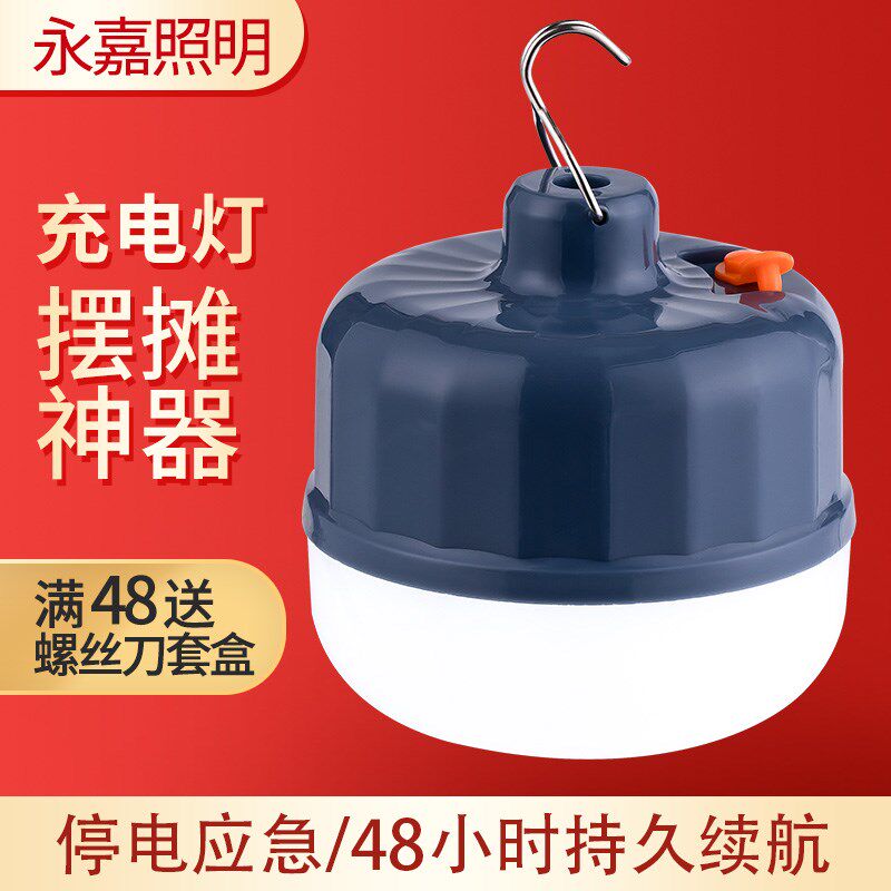 Charging Light Ground Showering City Outdoor Waterproof Led to highlight portable movable hand camping stall energy-saving lamps