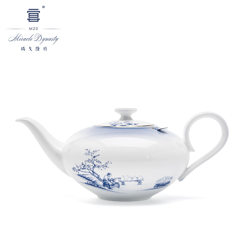 Margot lunt 15 head tea silk road feast China porcelain tea set tea service box