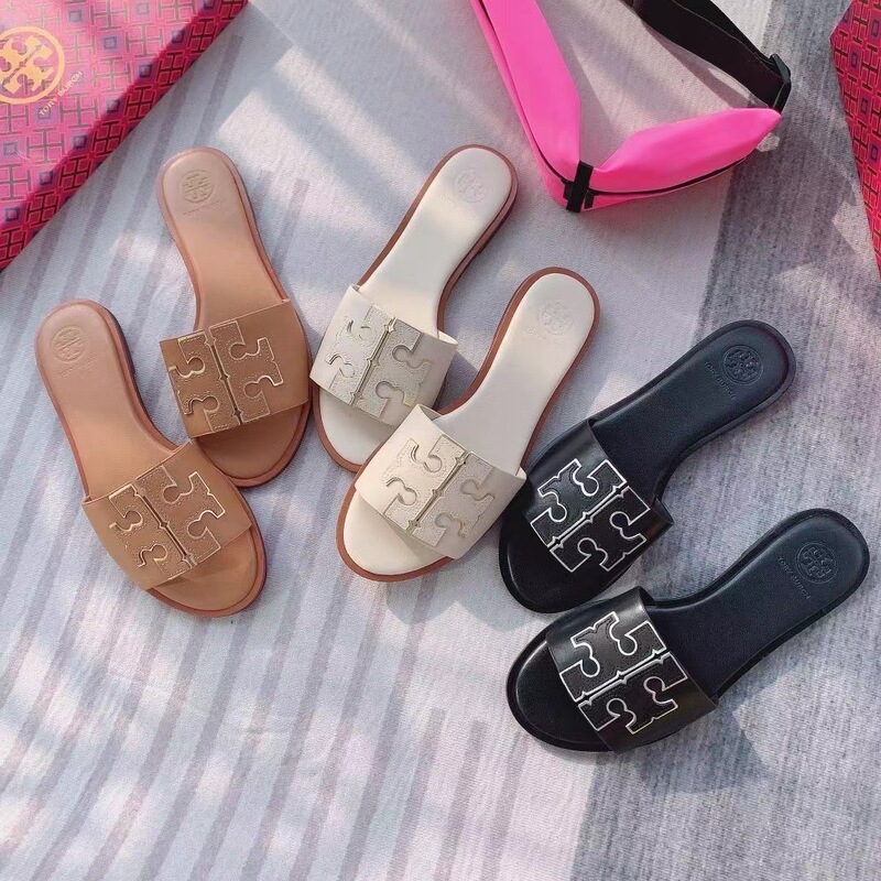 Genuine Leather Soft Casual Beach Flat Fashion 2026 Summer New Tb One-Piece Outdoor Slippers Women's Sandals Genuine Leather Soft Casual Beach Flat Fashion 2026 Summer New Tb One-Piece Outdoor Slippers Women's Sandals