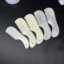 Beautiful jewelry Shaanxi specialty Lantian jade natural jade emerald jade comb one comb can be used easily to play with new pieces