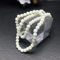 Natural Living Jade Blue Field Jade Multi-circle Bracelet Xian Specialty Men and Women Same Style Card 8 Bracelet Jade Terracotta Warriors Same Style