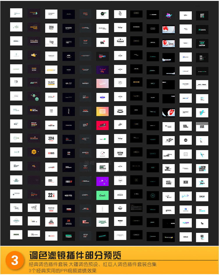Pr插件合集一键安装调色转场字幕磨皮剪辑预设包支持CC2018201920