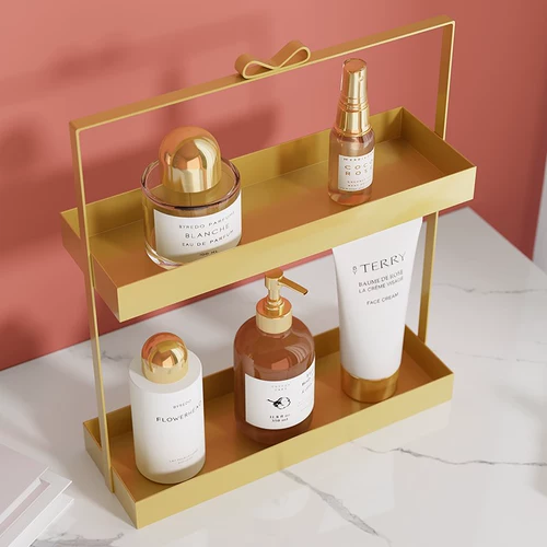 Настольная косметическая коробка для хранения, помада, духи