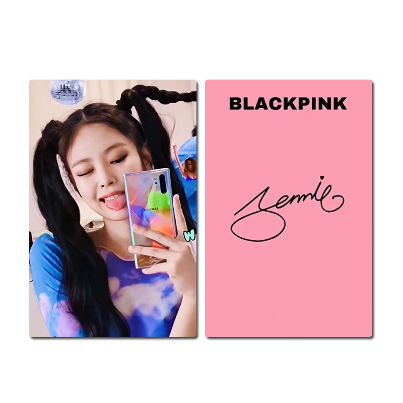 [ Jennie BLACK PINK та же самая корейская группа фотографии коллекционные карточки]