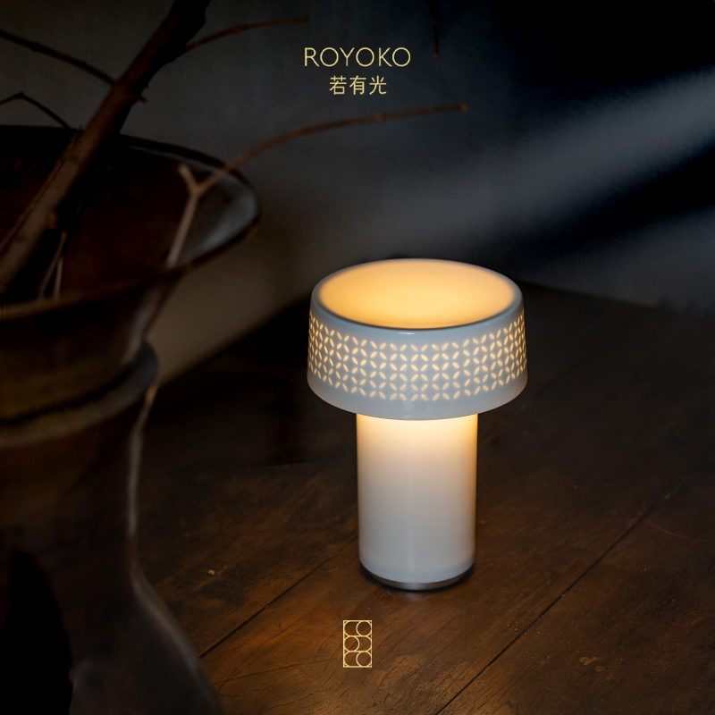 If There Is Light, Exquisite Porcelain Table Lamp, Vintage Mushroom Lamp, Nordic Lighting, Ceramic Ornament, High-End Night Light, Eye Protection Lamp If There Is Light, Exquisite Porcelain Table Lamp, Vintage Mushroom Lamp, Nordic Lighting, Ceramic Ornament, High-End Night Light, Eye Protection Lamp