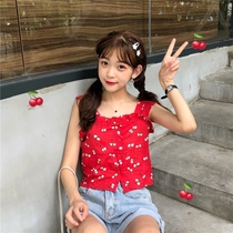 First love line small camisole vest female summer small fresh short style inside beautiful base shirt wear vest sling coat