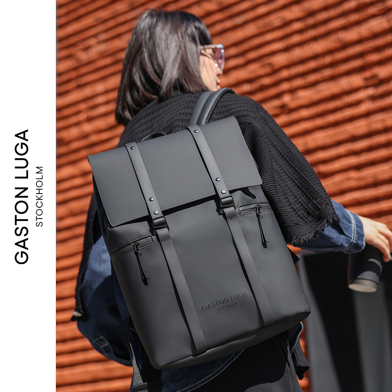 Gaston Luga Computer Backpack Leather Women's Outdoor Work Clothing Large-Capacity School Bag Men's Travel Business Backpack