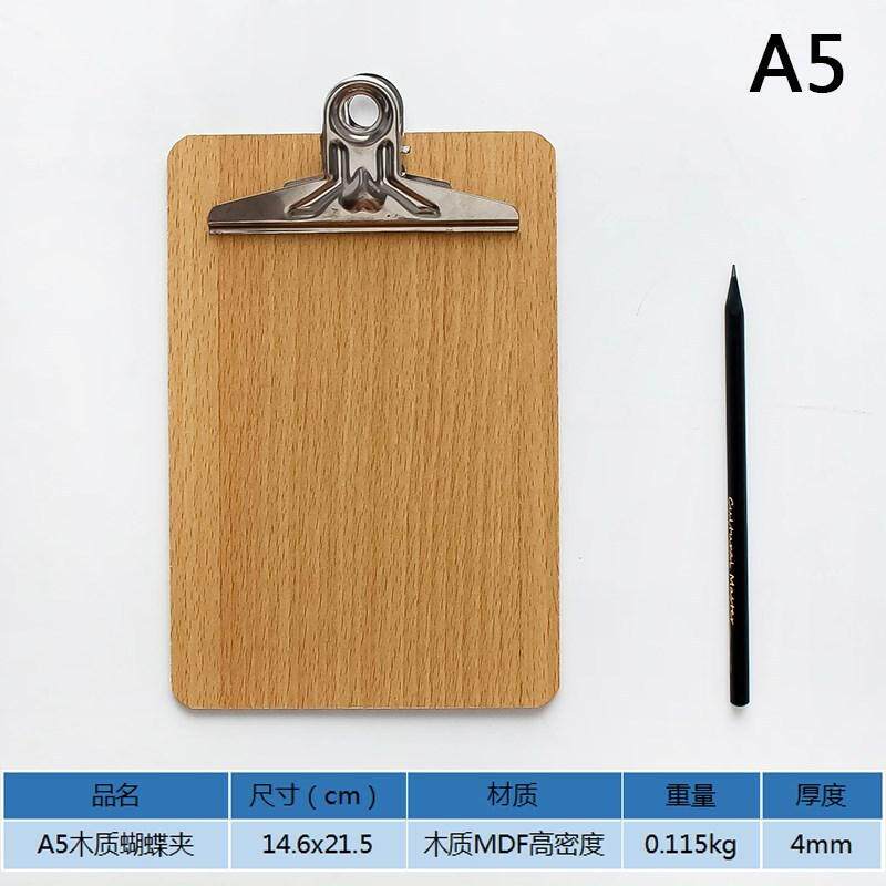 Dining room writing pad clip convenient post notepad point dish opening single clip A4 plate clip board clip cardboard