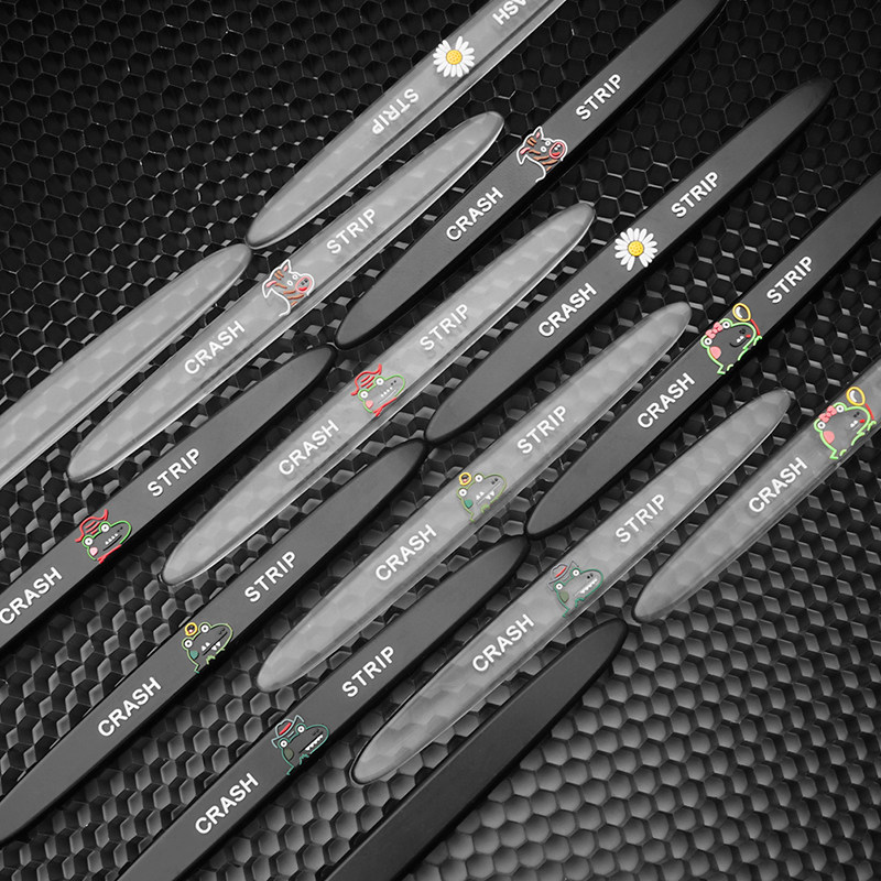 Car door anti-collision strip car door edge anti-scratch sticker cartoon transparent door protection car sticker anti-scratch strip decorative supplies