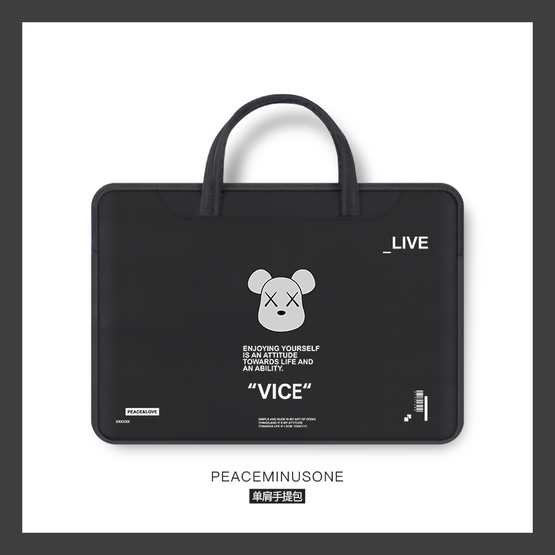 2021 new applicable Apple macbookAir14 pen electric bag 15 6 handheld minimalist Huawei Fashion cute pro13 3 Xiaomi 16 1 HP ins Xiaoqing