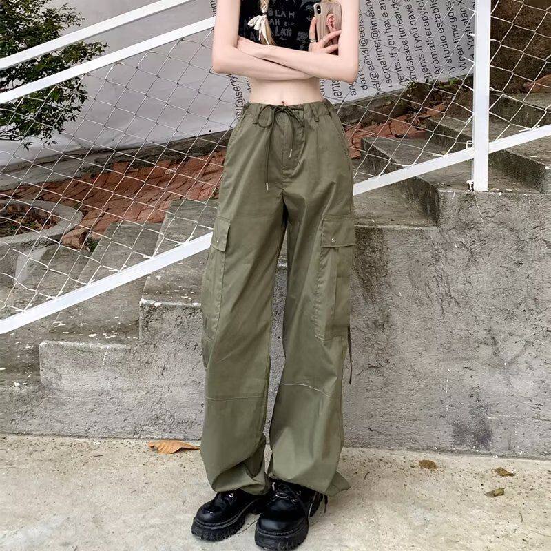 🔥潮流必买 | 辣妹Y2K复古工装裤 -学生校服-淘宝好物网