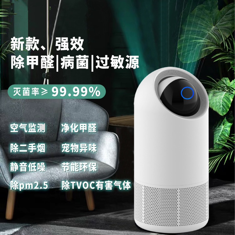 Rice small two-house negative ion air purifier for domestic except formaldehyde indoor small smoke removing to taste fresh and purifying machine
