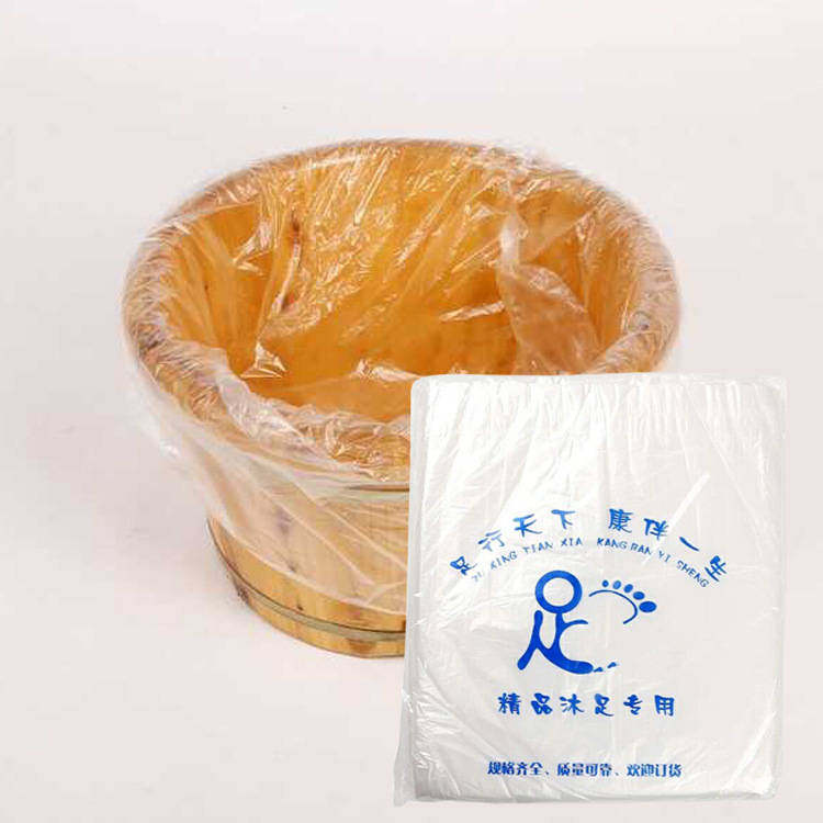 South Body Wash Disposable Bubble Foot Bag Foot Bath Bag Thickened Plastic Foot Therapy Bag Feet Barrel Wood Barrel Special Blister Bag
