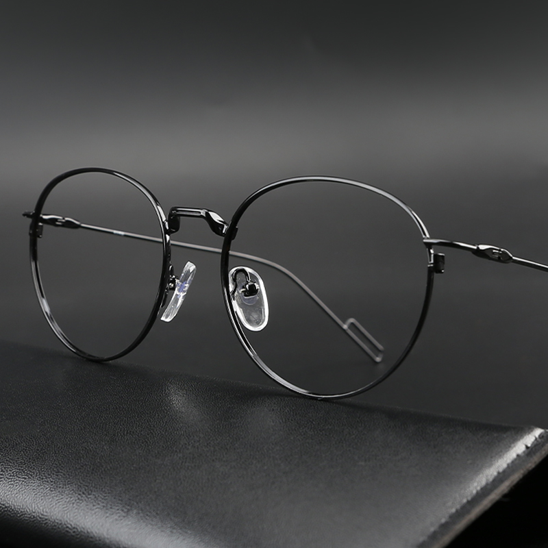 Optical frame for men with myogawa discoloration lens ladies titanium alloy black eye frame optical frame