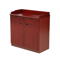 Cabinet hotel cupboard tea Cabinet Office paint solid wood leather sideboard wine cabinet short cabinet storage conference room