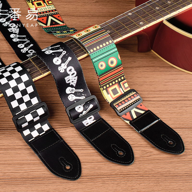 Guitar holding baby bag ballad ukulele boys and girls free punch strap classic accessories electric guitar rope shoulder strap