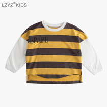 LZYZ childrens clothes boys sweatshirt long sleeves Korean version of the personality tide childrens tops 2020 spring and autumn new childrens spring fashion tide