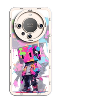 QBIG is suitable for Huawei (free high-definition film) new Mate60pro all-inclusive lens liquid silicone 50pro color box robot trendy brand cool 40 creative personality men and women 30 waterproof