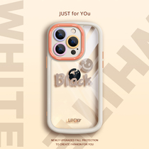 QBIG is suitable for Apple (free high-definition film) 15ProMax mobile phone case simple ins style 12Pro new high-end sense 11 stain-resistant all-inclusive anti-fall 13 silicone Apple 14 fashion protection