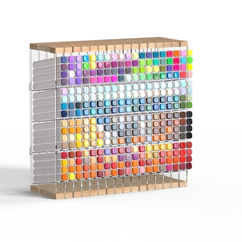 Mark pen storage rack oblique plug pen holder display rack