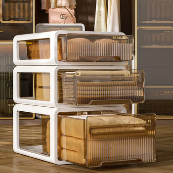 Drawer storage cabinet light luxury bedside home use