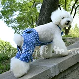 Джинсовая парная одежда с бантиком для влюбленных, платье, комбинезон