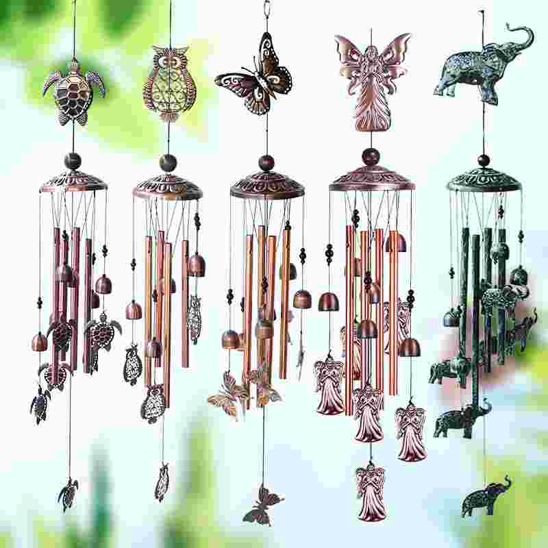 European and American retro metal butterfly Turtle horse iron art Wind Sul Family courtyard bronze color Outdoor hanging decoration Animals-Taobao