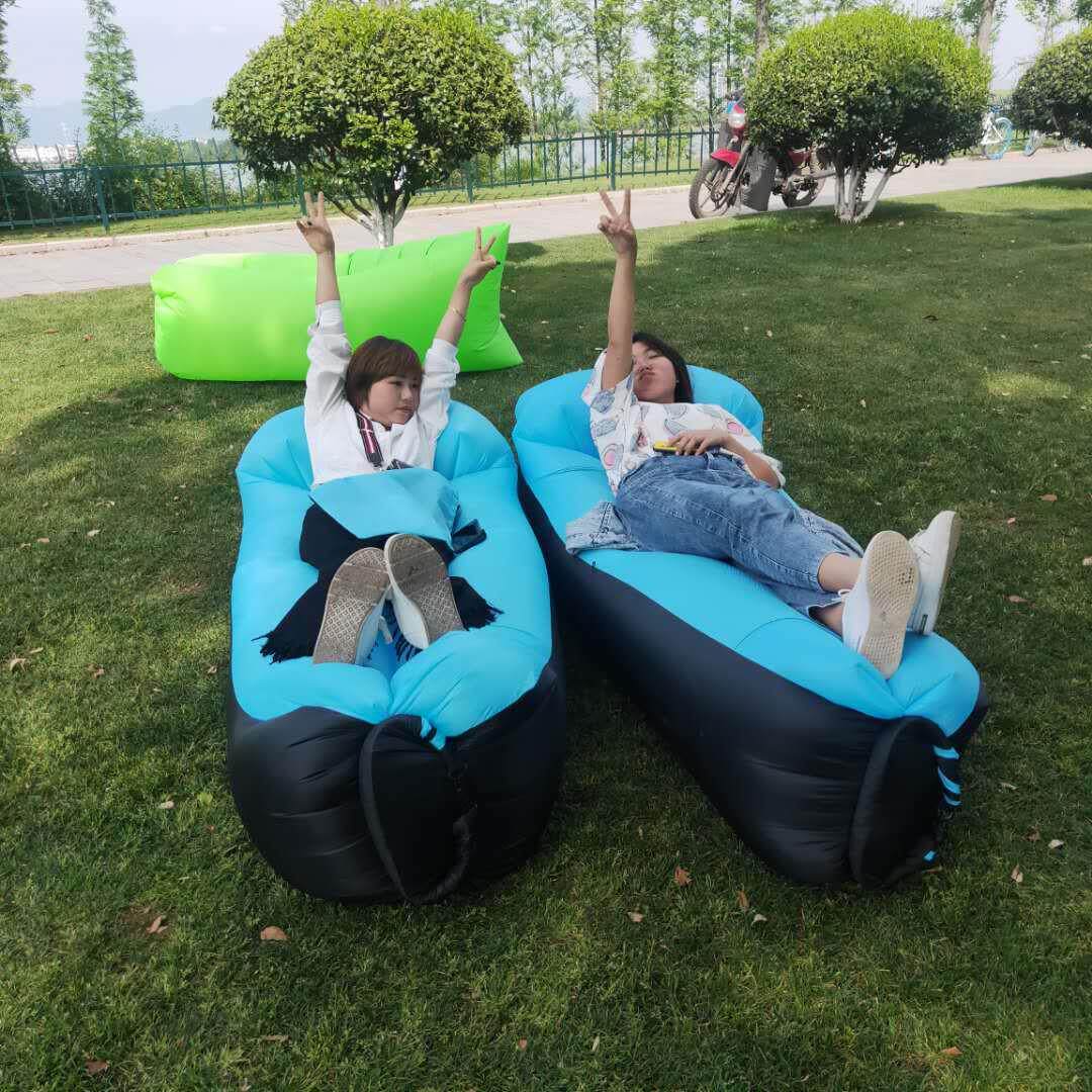 Lazy inflatable bed single music festival portable air mattress mattress camping supplies outdoor inflatable sofa