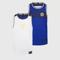 Бело-синий трикотаж (двусторонний)