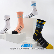 ACE comprehensive UZIS professional basketball socks mens middle tube thick practical Elite socks tide sports socks Raptor]