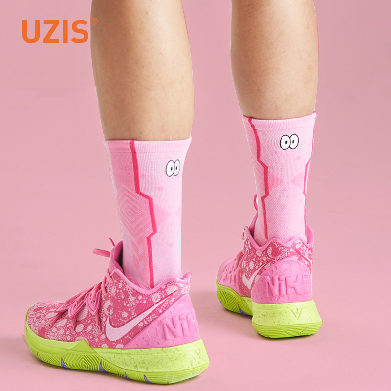 ACE Comprehensive Level UZIS Owen 5 SpongeBob Socks Pie Big Stars Octopus Gosocks Elite Basketball Socks
