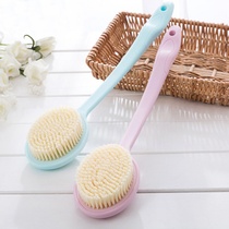 Long-handled bath brush Rub bath towel back soft hair Bath brush Poke bath brush Rub back Rub back