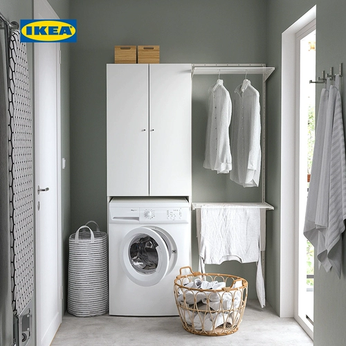Ikea ikea nysjon Waper Waper House Warhse Warhset Грязный баскетбол высокий шкаф для ванной комнаты
