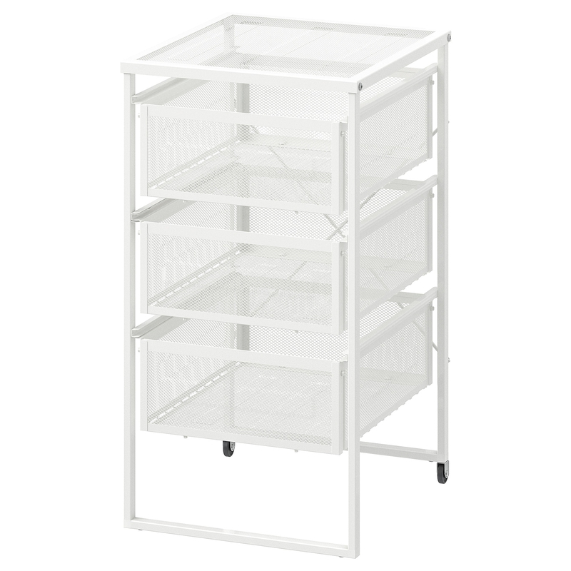 IKEA IKEA Lennart drawer cabinet under desk data cabinet simple storage cabinet storage rack (1627207:28320:Color classification:white)