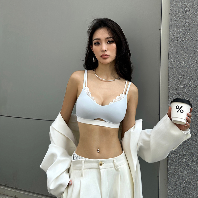 Sports Bra for Women, Shockproof, Anti-Sagging, Thin, Minimizes Large Bust, Gathers Side Breasts, Sexy Underwear Set, Bra
