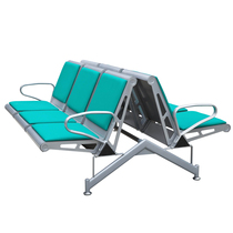 Row chair double row stainless steel row chair sofa waiting chair infusion chair waiting chair public seat airport chair