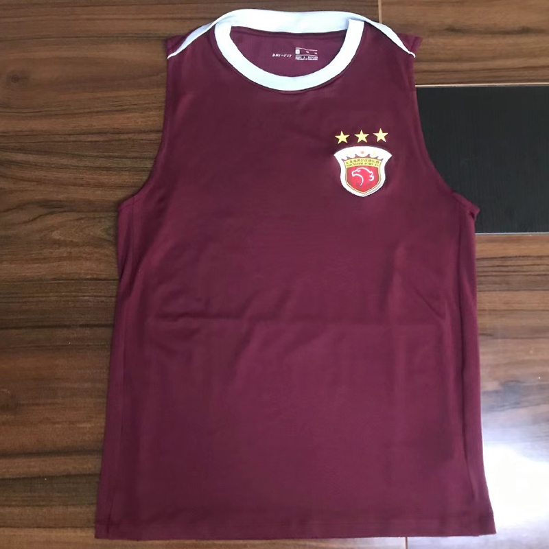 2025 上海海港ベストスリーブサッカートレーニングユニフォーム