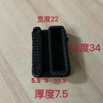 Glass spacer gasket for broken bridge special doors and windows 6 mm thickness solid gasket tempered glass fixed installation pad