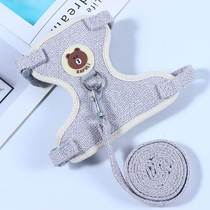 Cat traction rope to avoid exit dedicated walking cat rope and knitt chain Pet strap with cat rope adjustable