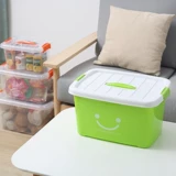 Yue Points, кухонный ящик для хранения деталей, ящик для хранения предметов, товары для дома, большие и маленькие, с крышкой, смайлик, простой синий