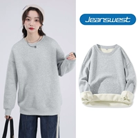 【Пример супер-флисового стиля】 серо-твердое цвет