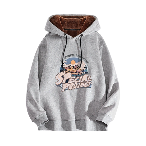 Демисезонная утепленная толстовка, куртка, увеличенная толщина, подходит для подростков, свободный крой