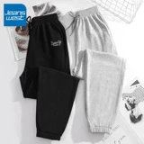 Осенние штаны для отдыха, премиум класс, эластичная талия, на шнурках