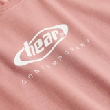 Осенний многоцветный лонгслив для отдыха, круглый воротник