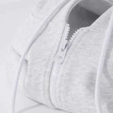 Осенняя синяя толстовка с капюшоном, кардиган с молнией, спортивная куртка